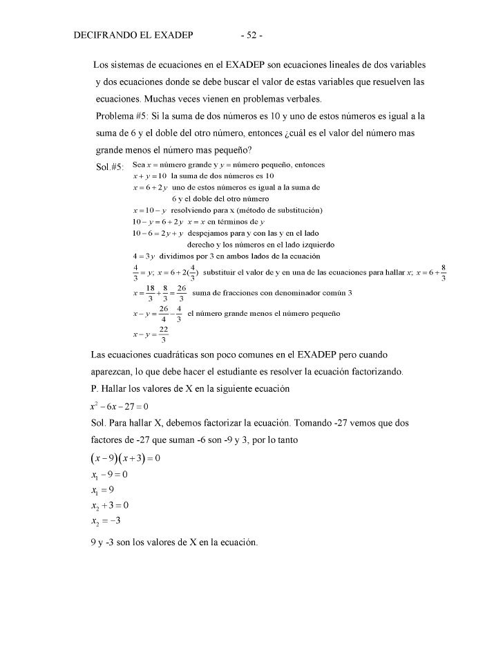 exadep repaso